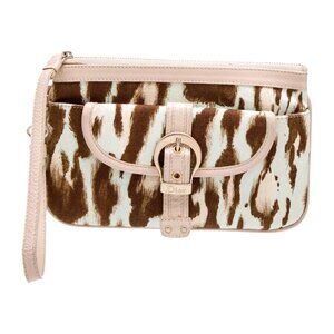 Christian Dior Clutch Vintage Leopard Print